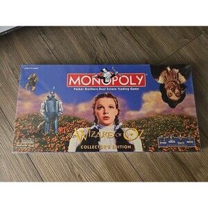 The Wizard of Oz Monopoly Collector's Edition Board Game Hasbro NEW SEALED BOX